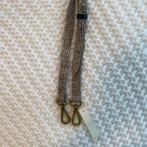 Madewell cheetah bag strap